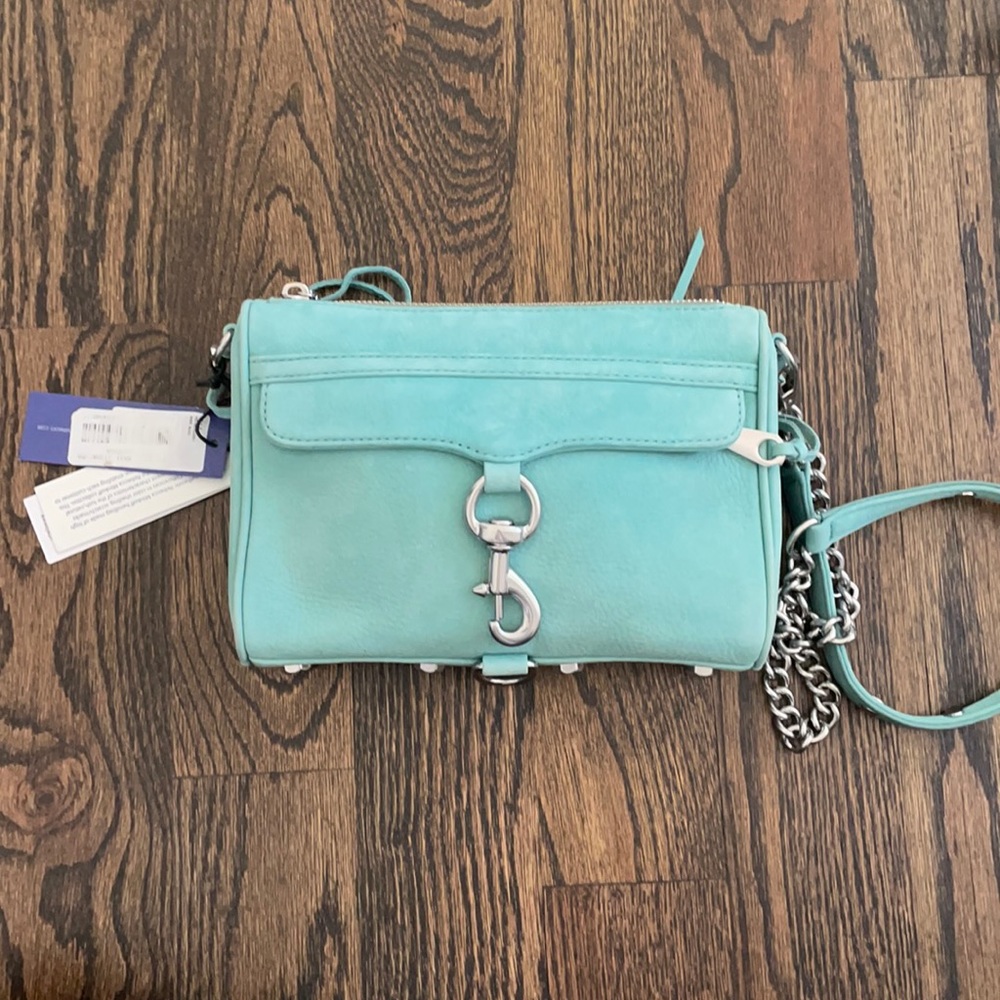 Blue Rebecca Minkoff Edie Flap Shoulder Bag